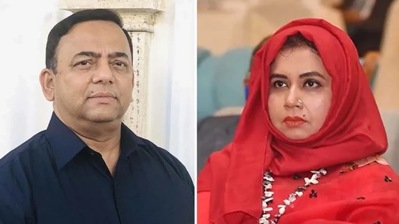 পুলিশের সাবেক আইজি বেনজীর আহমেদ ও তার স্ত্রী। ছবি : সংগৃহীত