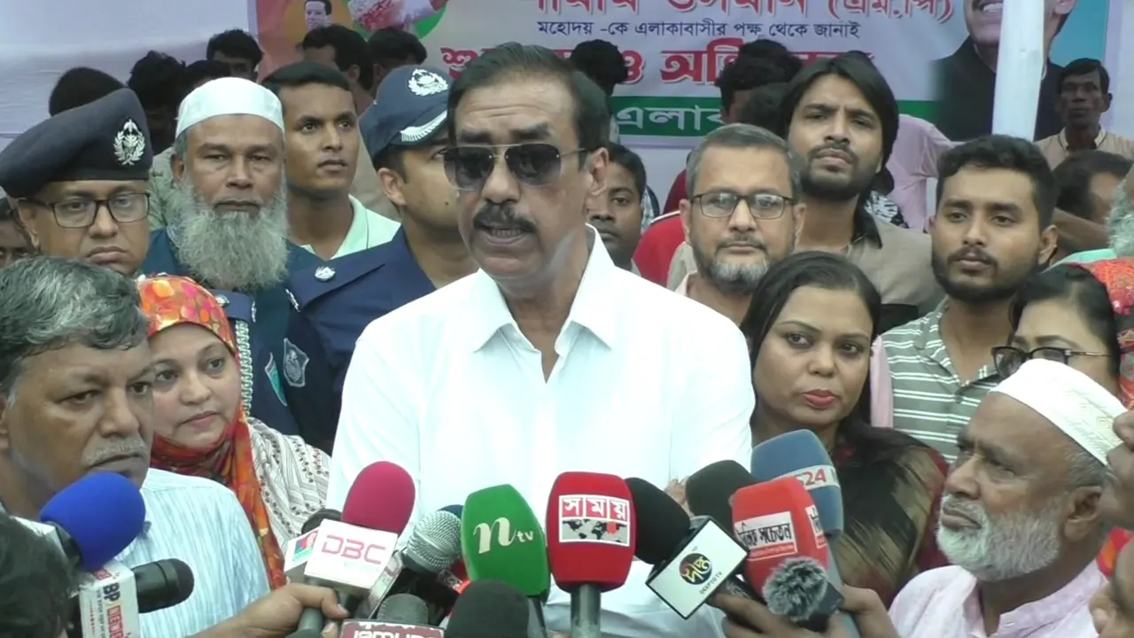 নারায়ণগঞ্জ-৪ আসনের সংসদ সদস্য একেএম শামীম ওসমান। ছবি : কালবেলা