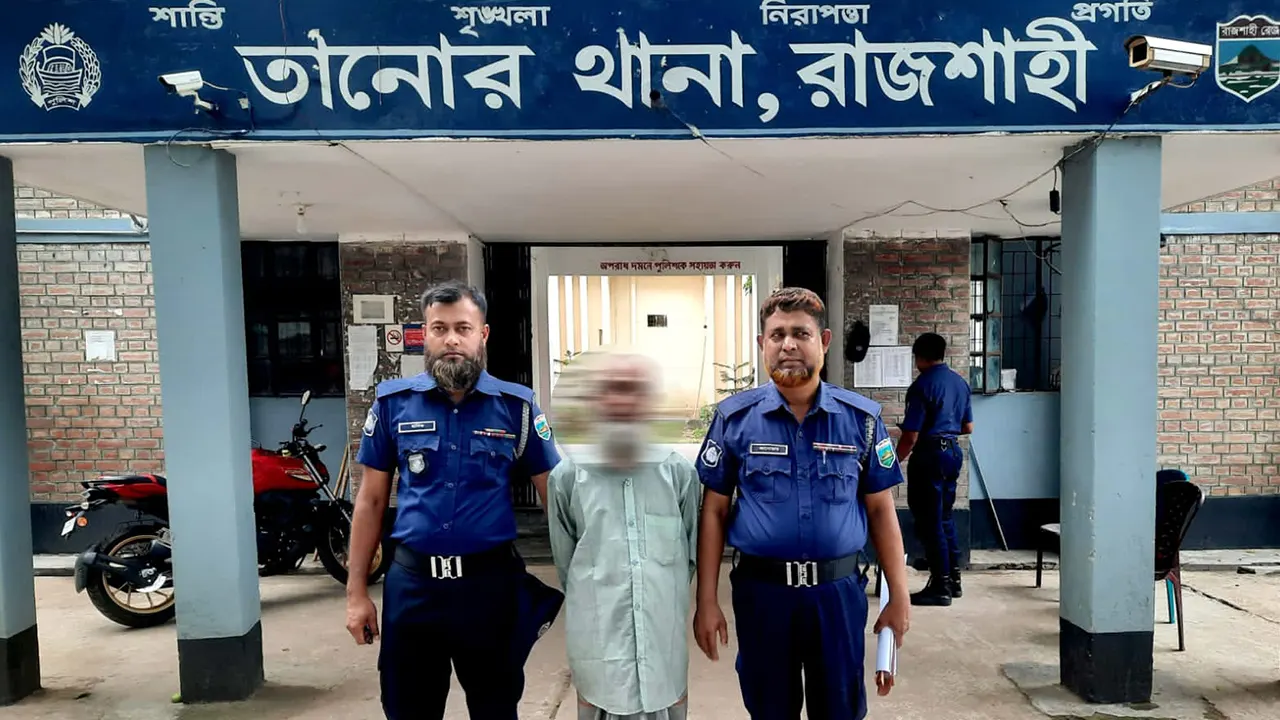 গ্রেপ্তার জসিমুদ্দীন প্রামানিক। ছবি : কালবেলা