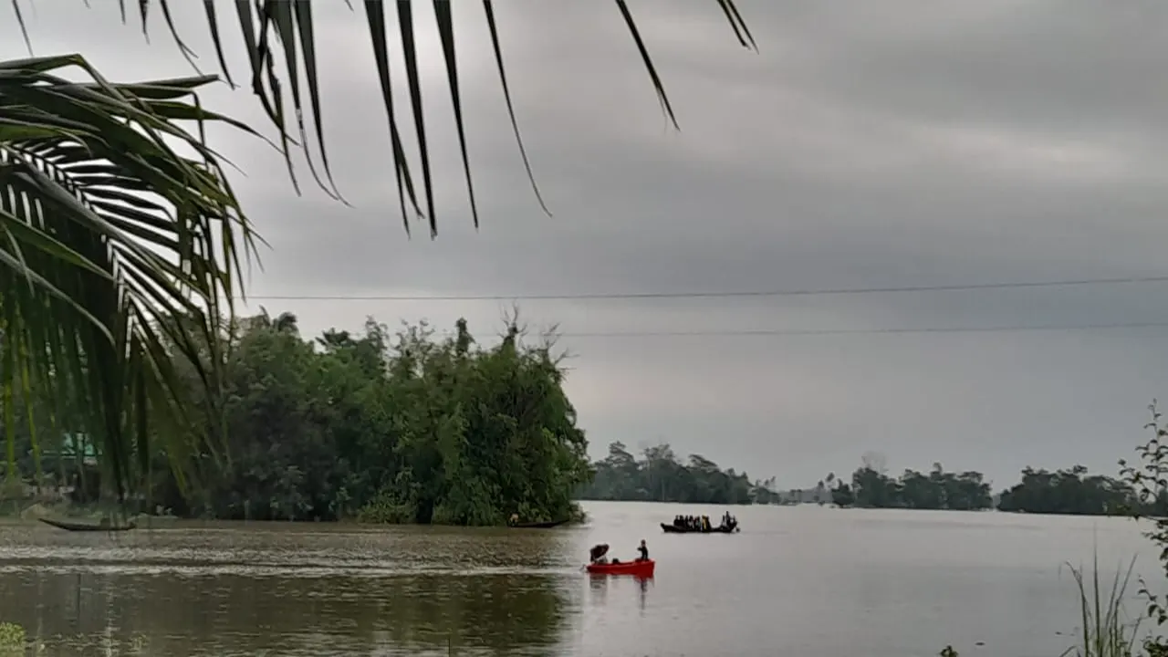 সিলেটে পানিবন্দি ৫ লাখ ৩৩ হাজার মানুষ। ছবি : কালবেলা
