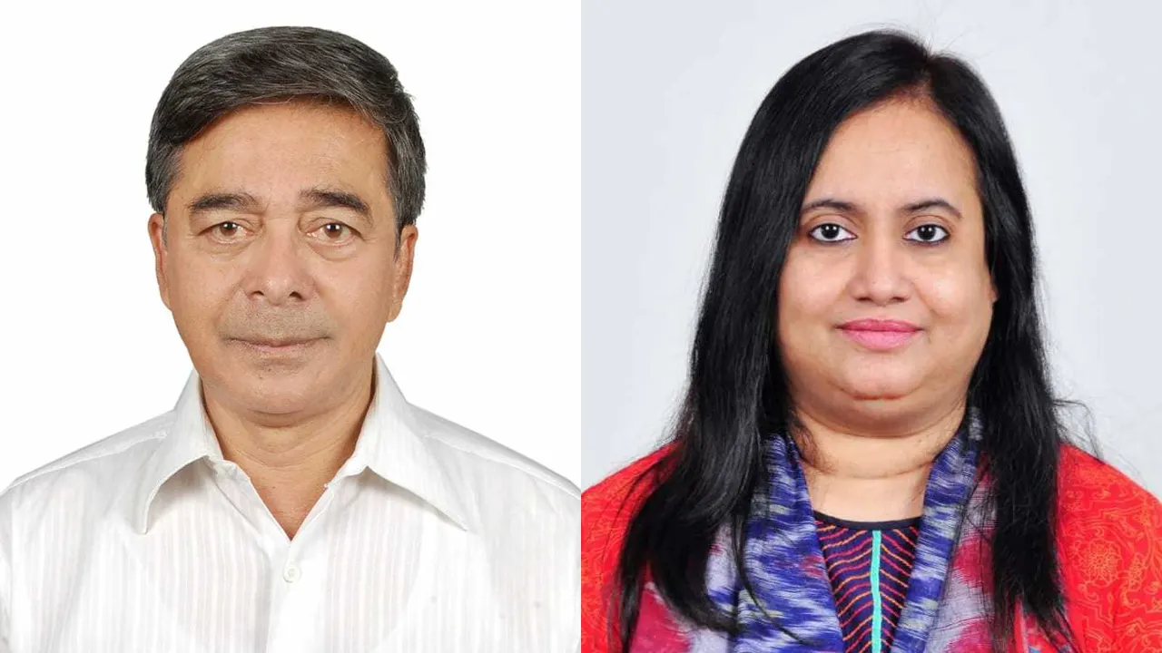 ইমকাবিডির নতুন সভাপতি হিসেবে ফরিদ হোসেন (বাঁয়ে) ও সাধারণ সম্পাদক হিসেবে আঙ্গুর নাহার মন্টি (ডানে)। ছবি : সংগৃহীত