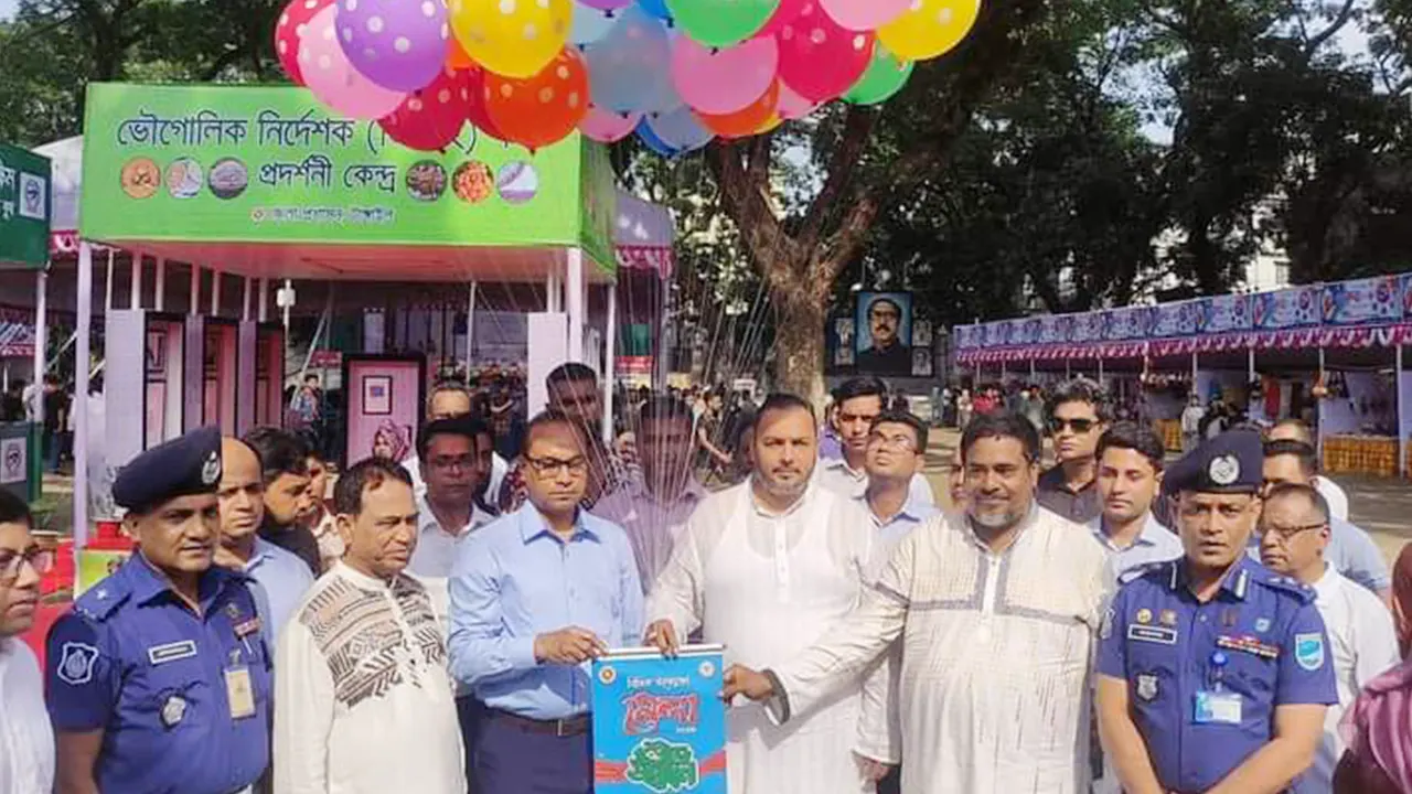টাঙ্গাইলে বিসিক উদ্যোক্তা মেলার উদ্বোধন করেন বাণিজ্য প্রতিমন্ত্রী আহসানুল ইসলাম টিটু। ছবি : কালবেলা