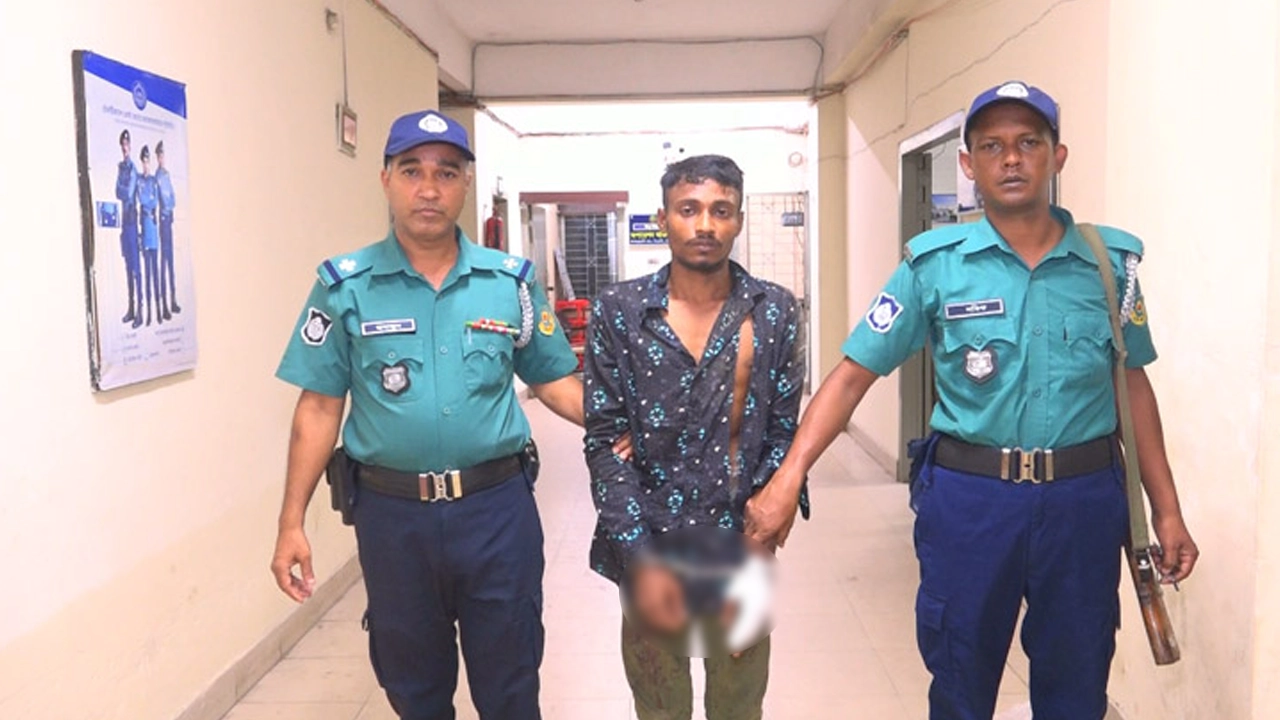 গ্রেপ্তার ওমর ফারুক। ছবি : সংগৃহীত