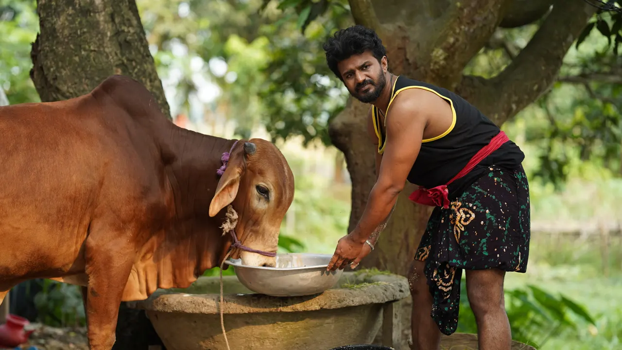 নাটকের নাম ভূমিকায় গরু!