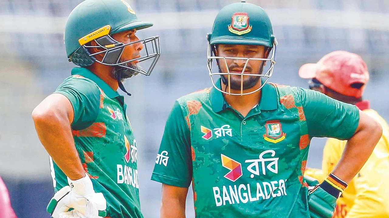 মাহমুদউল্লাহ রিয়াদ ও সাকিব আল হাসান। ছবি : সংগৃহীত
