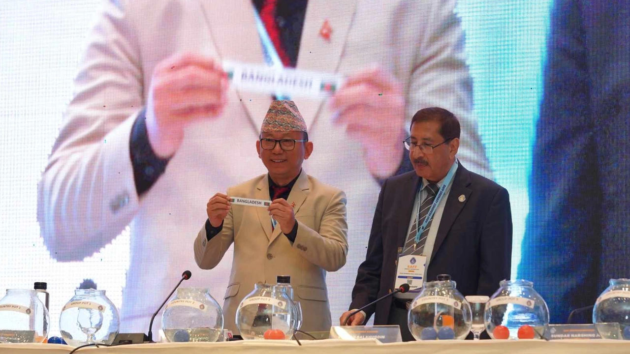 নারী সাফ চ্যাম্পিয়নশিপের গ্রুপ নির্ধারণ পর্ব অনুষ্ঠিত। ছবি : সংগৃহীত