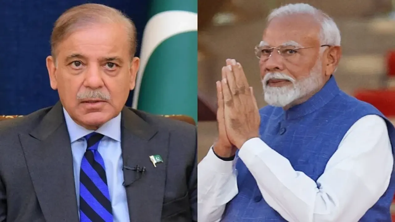 পাকিস্তানের প্রধানমন্ত্রী শাহবাজ ও ভারতের প্রধানমন্ত্রী নরেন্দ্র মোদি। ছবি : সংগৃহীত