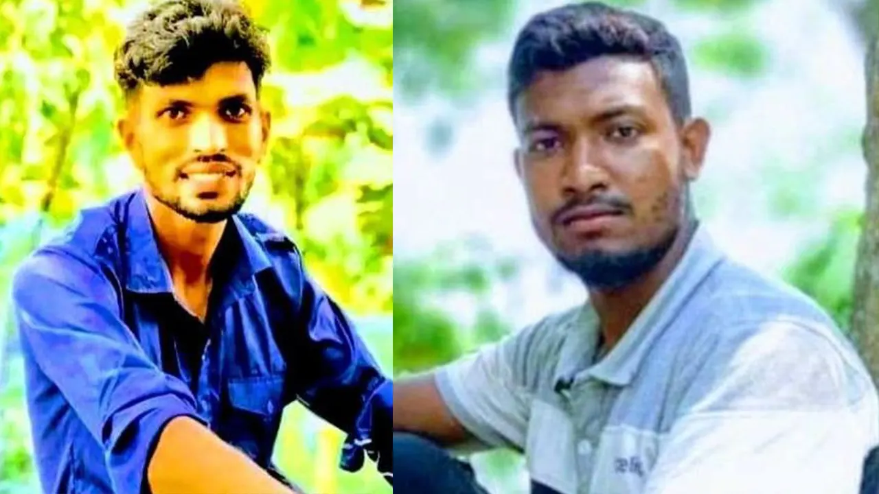 নিহত জহিরুল ইসলাম ও  মো. মনির হোসেন। ছবি : কালবেলা
