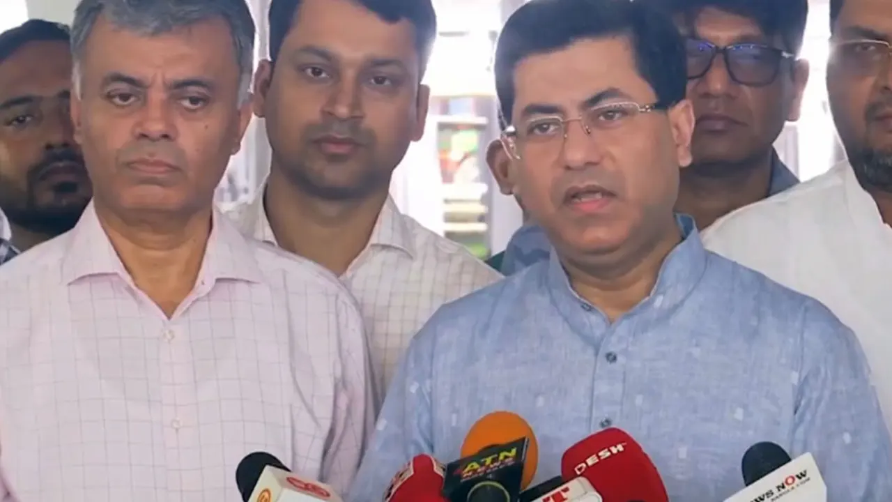 ঢাকা দক্ষিণ সিটি করপোশনের মেয়র ব্যারিস্টার শেখ ফজলে নূর তাপস। ছবি : সংগৃহীত
