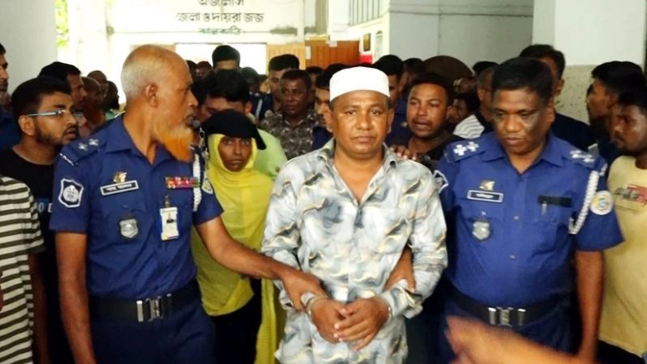 ঝালকাঠির নলছিটিতে যুবককে হত্যা মামলায় দণ্ডপ্রাপ্ত এক আসামি। ছবি : কালবেলা