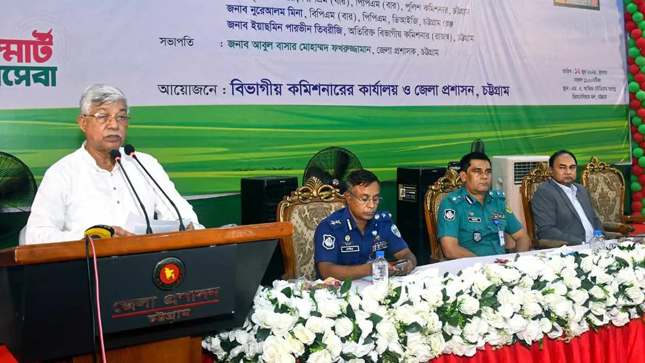 ভূমিমন্ত্রী নারায়ন চন্দ্র চন্দ। ছবি : কালবেলা