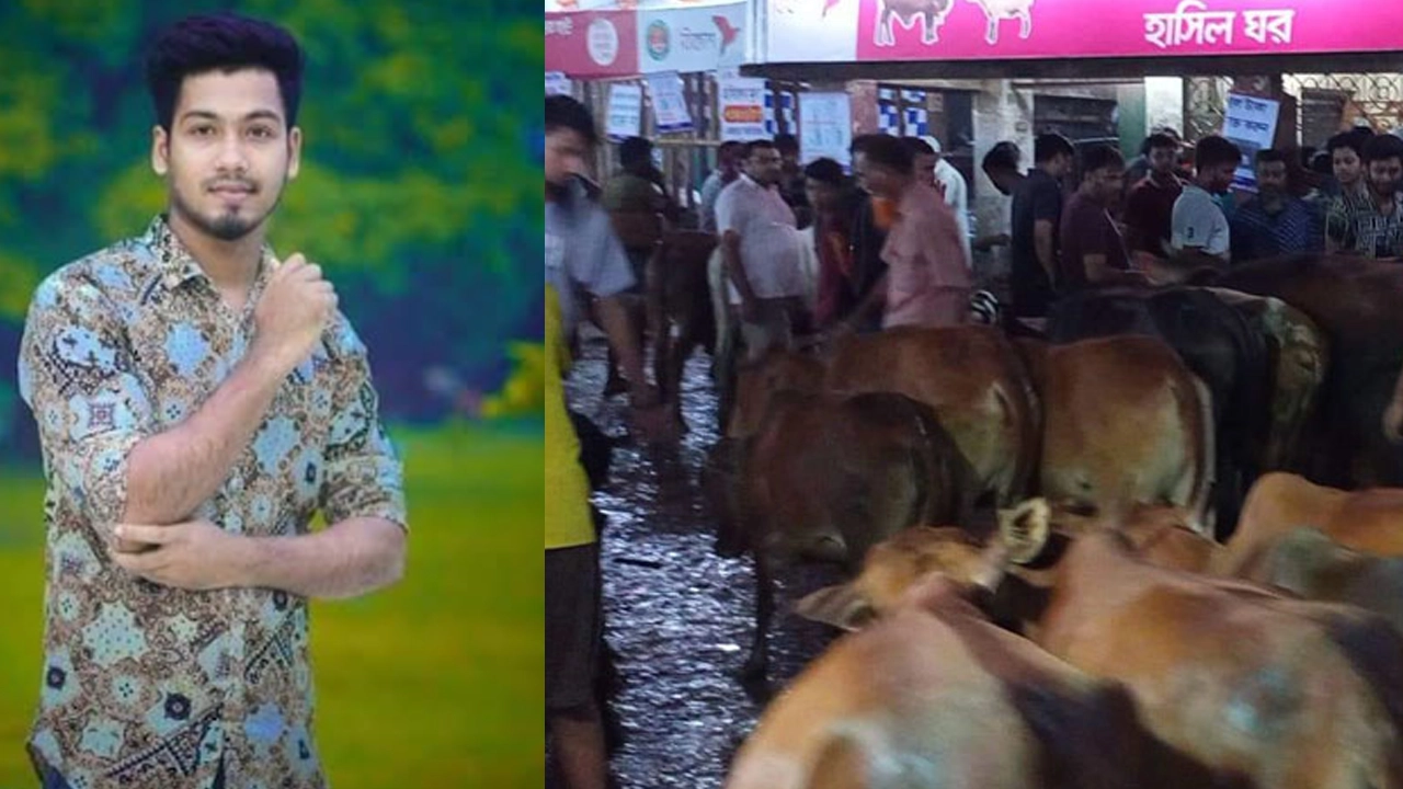 অস্থায়ী পশুরহাটে বিদ্যুৎস্পৃষ্টে মৃত মো.হাসান ওরফে রকি। ছবি : সংগৃহীত