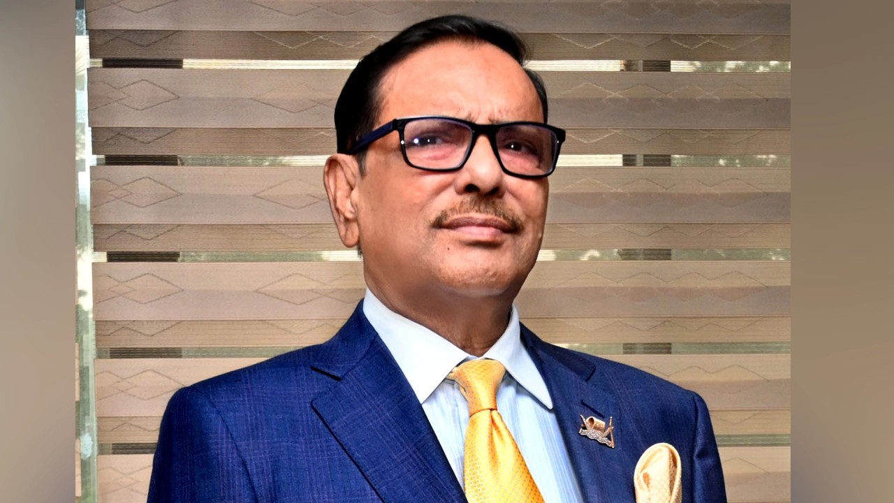 আওয়ামী লীগের সাধারণ সম্পাদক এবং সড়ক পরিবহন ও সেতুমন্ত্রী ওবায়দুল কাদের। ছবি : সংগৃহীত