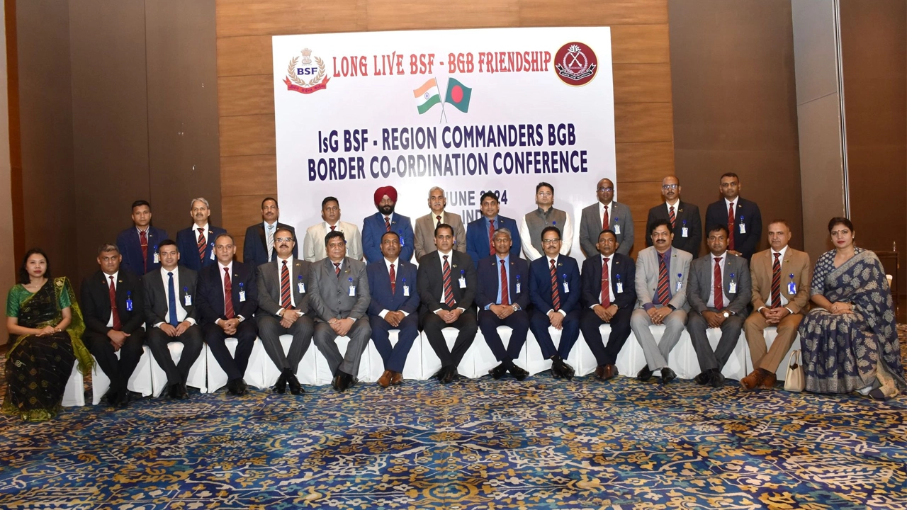কলকাতায় বিজিবি-বিএসএফের সীমান্ত সম্মেলন শুরু হয়েছে। ছবি : সৌজন্য