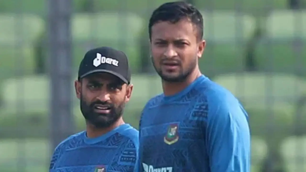 সাকিব আল হাসান ও তামিম ইকবাল। পুরোনো ছবি