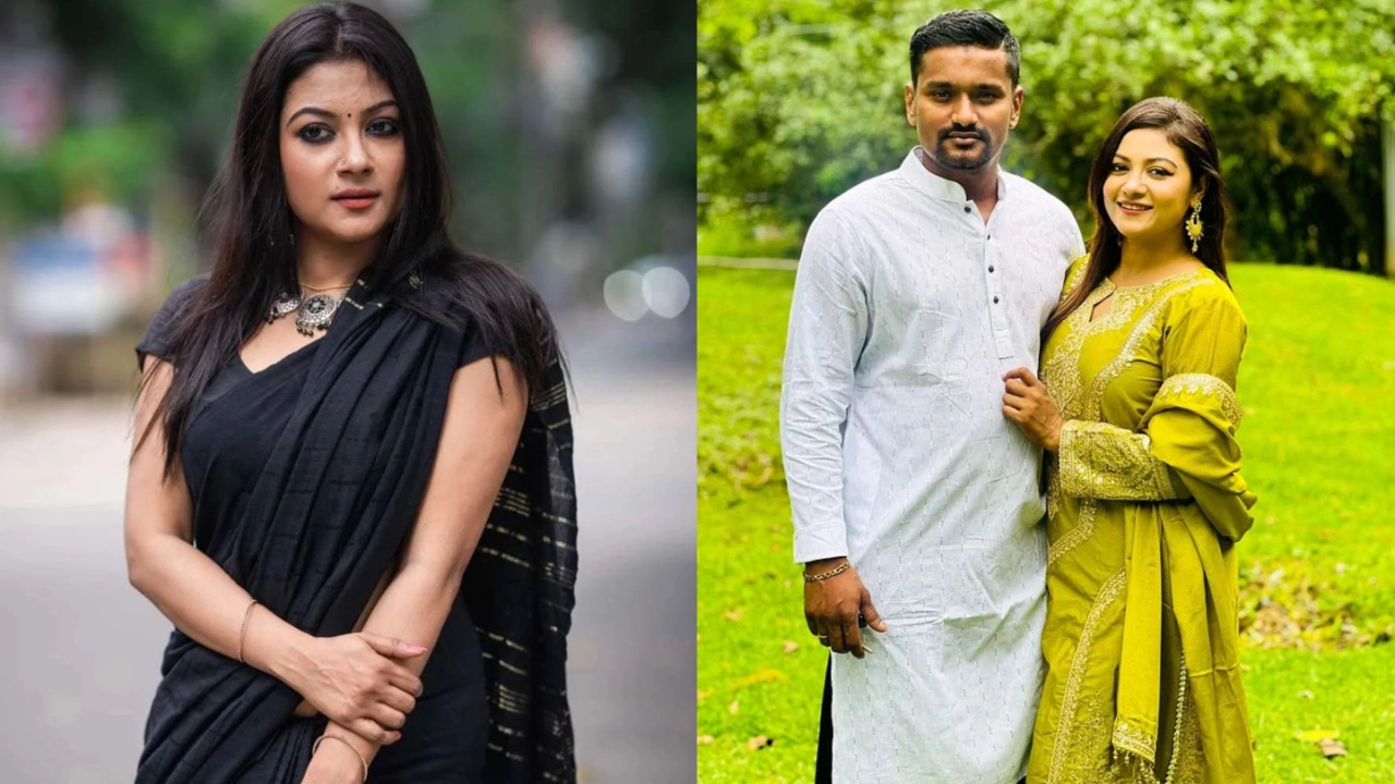 স্বামী মেহেদী হাসান চৌধুরীর সঙ্গে অভিনেত্রী আইরিন আফরোজ। ছবি : সংগৃহীত