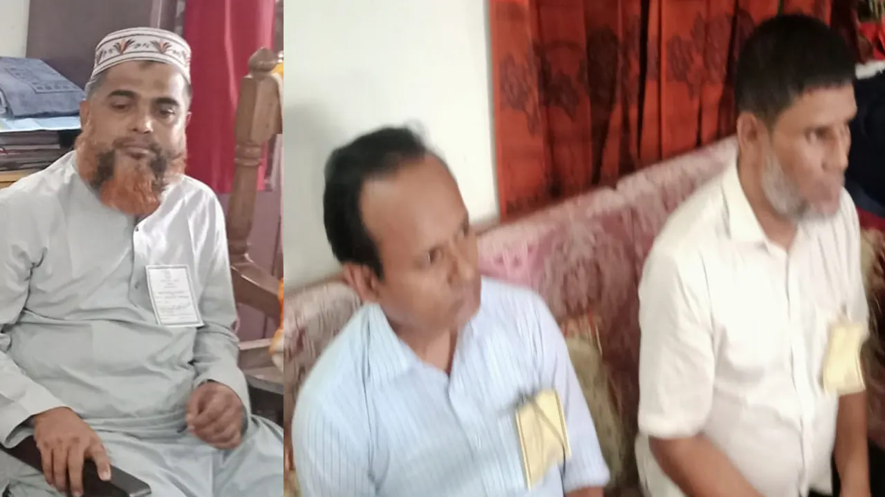 আটক তিন প্রিসাইডিং কর্মকর্তা। ছবি : কালবেলা
