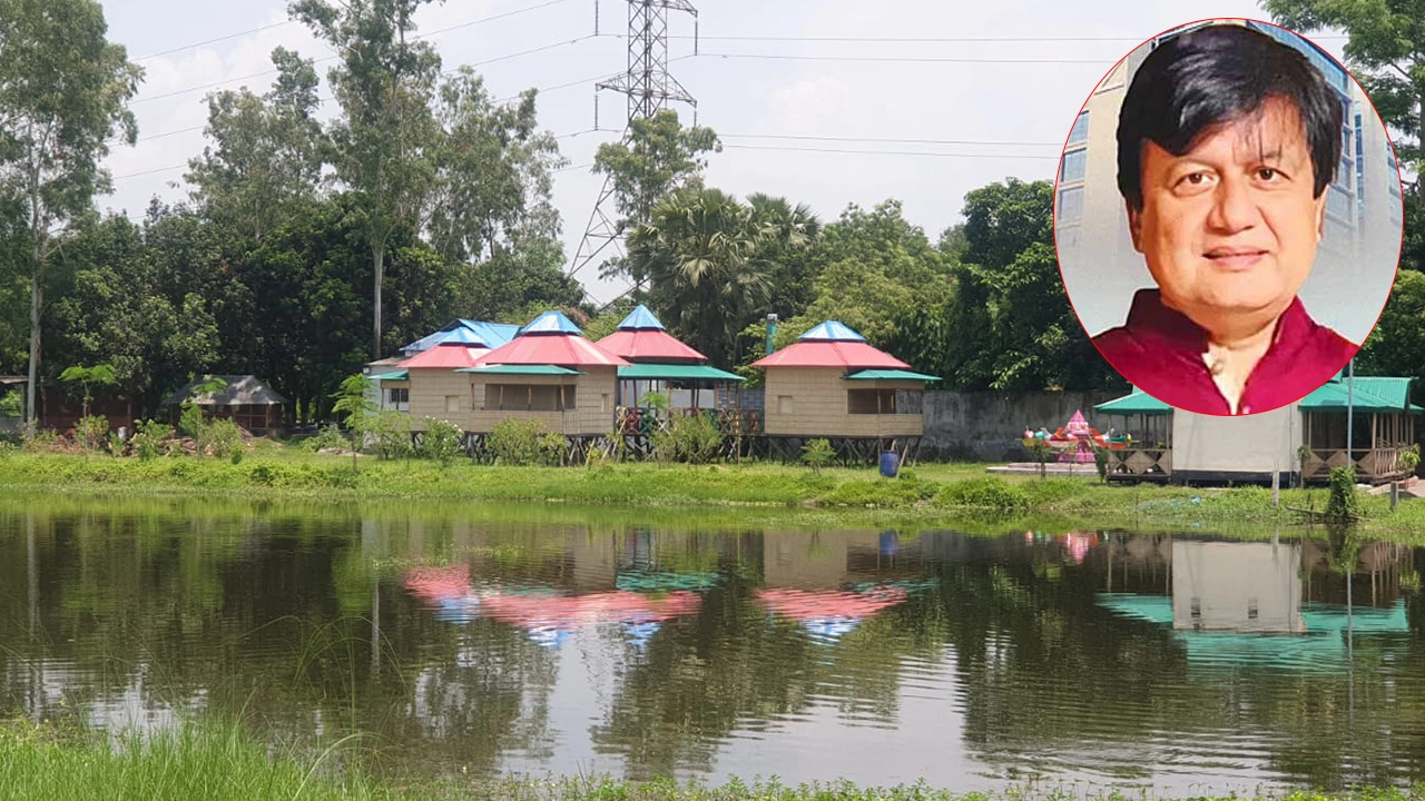 গাজীপুরে মতিউর রহমানের রিসোর্ট। ছবি : কালবেলা