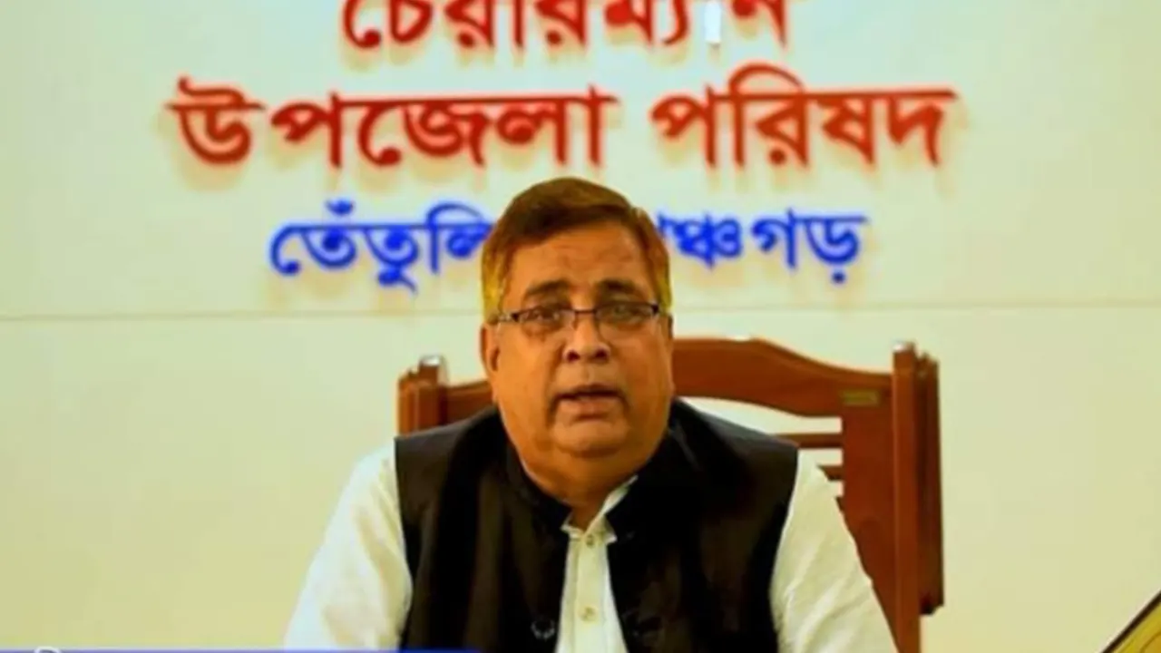 আ.লীগের সাধারণ সম্পাদক ও উপজেলা পরিষদের সাবেক চেয়ারম্যান কাজী মাহামুদুর রহমান ডাবলু। ছবি : কালবেলা