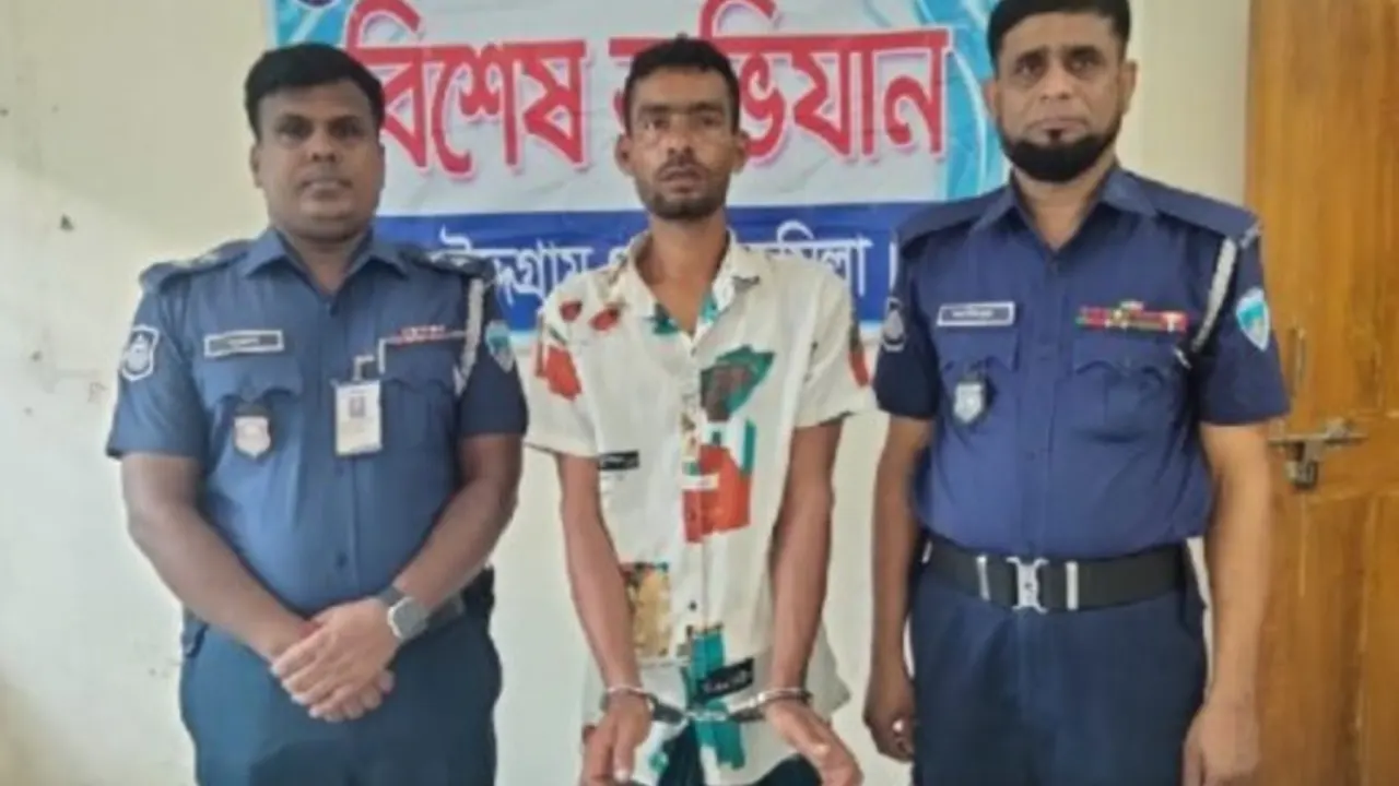 গ্রেপ্তার মো. বাহার। ছবি : কালবেলা