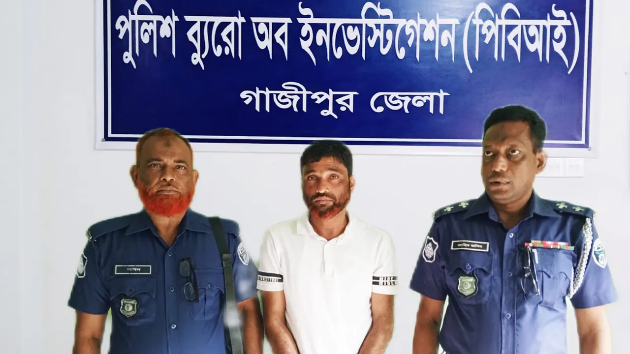 কাউন্সিলর শাহিন আলমকে গ্রেপ্তার করেছে পুলিশ। ছবি : কালবেলা
