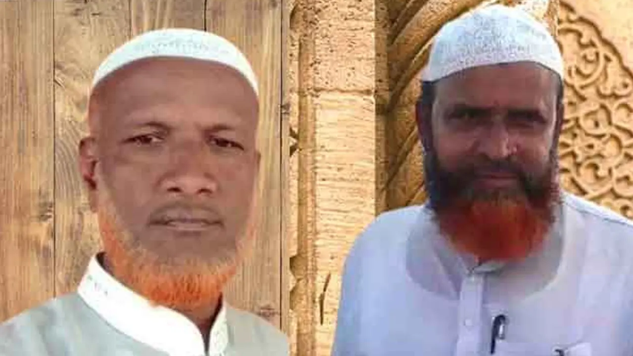 বাঁ থেকে- নিহত জামাল উদ্দিন গাজী ও হাফিজ উল্যাহ। ছবি : সংগৃহীত