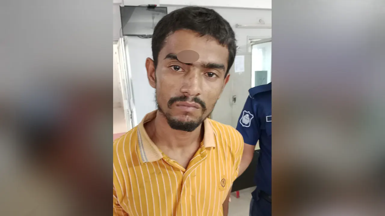 আসামি আরজু মিয়া। ছবি : কালবেলা
