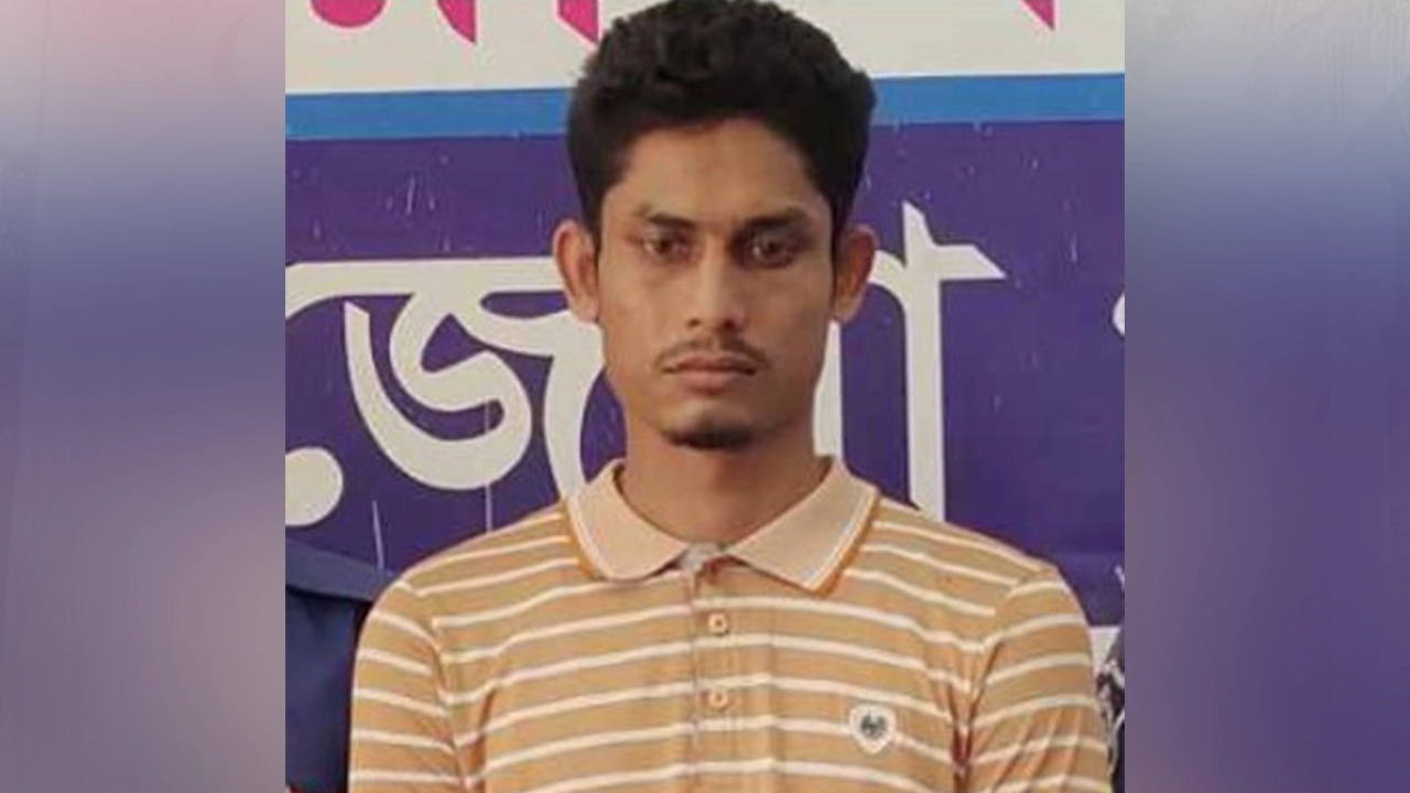 গ্রেপ্তারকৃত মিজানুর রহমান মোরশেদ। ছবি : সংগৃহীত
