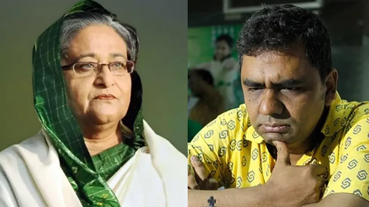 প্রধানমন্ত্রী শেখ হাসিনা ও গ্র্যান্ডমাস্টার জিয়াউর রহমান। পুরোনো ছবি