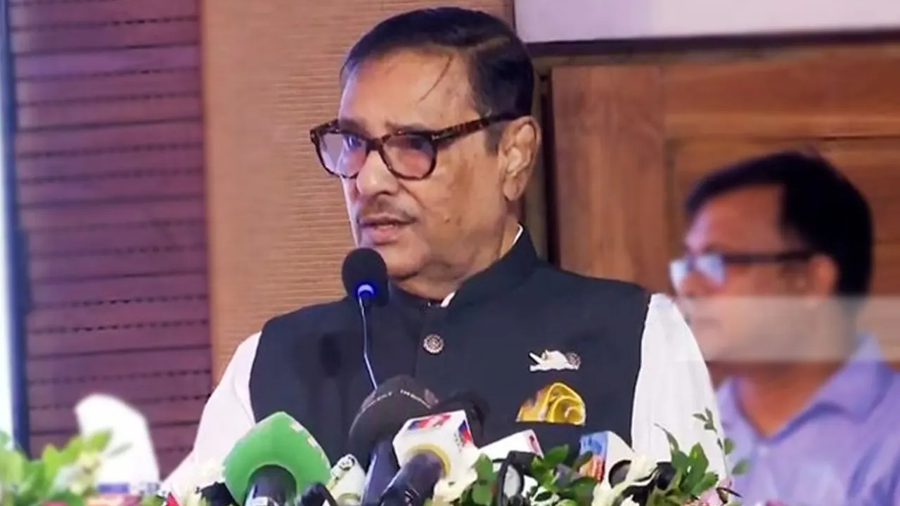 সড়ক পরিবহন ও সেতুমন্ত্রী ওবায়দুল কাদের। পুরোনো ছবি
