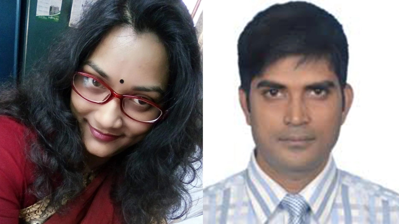 মামলার বাদী রুবানা ফেরদৌস ও তার ভাই মোস্তাফিজুর রহমান বিশ্বাস। ছবি : সংগৃহীত