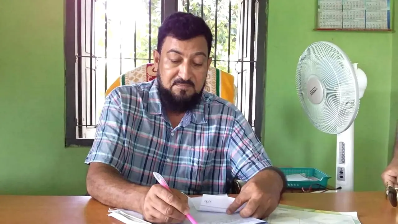 ইউপি চেয়ারম্যান আতাউর রহমান মিন্টু। ছবি : কালবেলা
