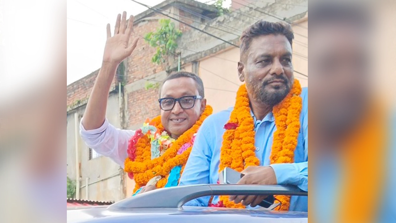 মাদারগঞ্জ উপজেলা পরিষদের চেয়ারম্যান রায়হান রহমতুল্লাহ জামিনে মুক্ত। ছবি : কালবেলা