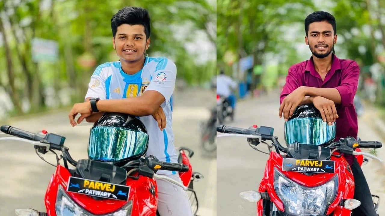 সড়ক দুর্ঘনায় নিহত দুই বন্ধু। ছবি : সংগৃহীত