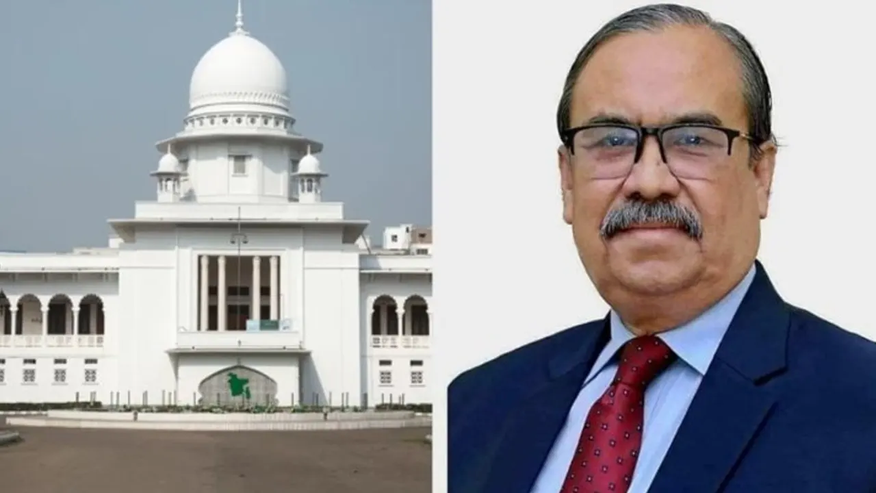 সুপ্রিম কোর্ট ও প্রধান বিচারপতি ওবায়দুল হাসান। পুরোনো ছবি