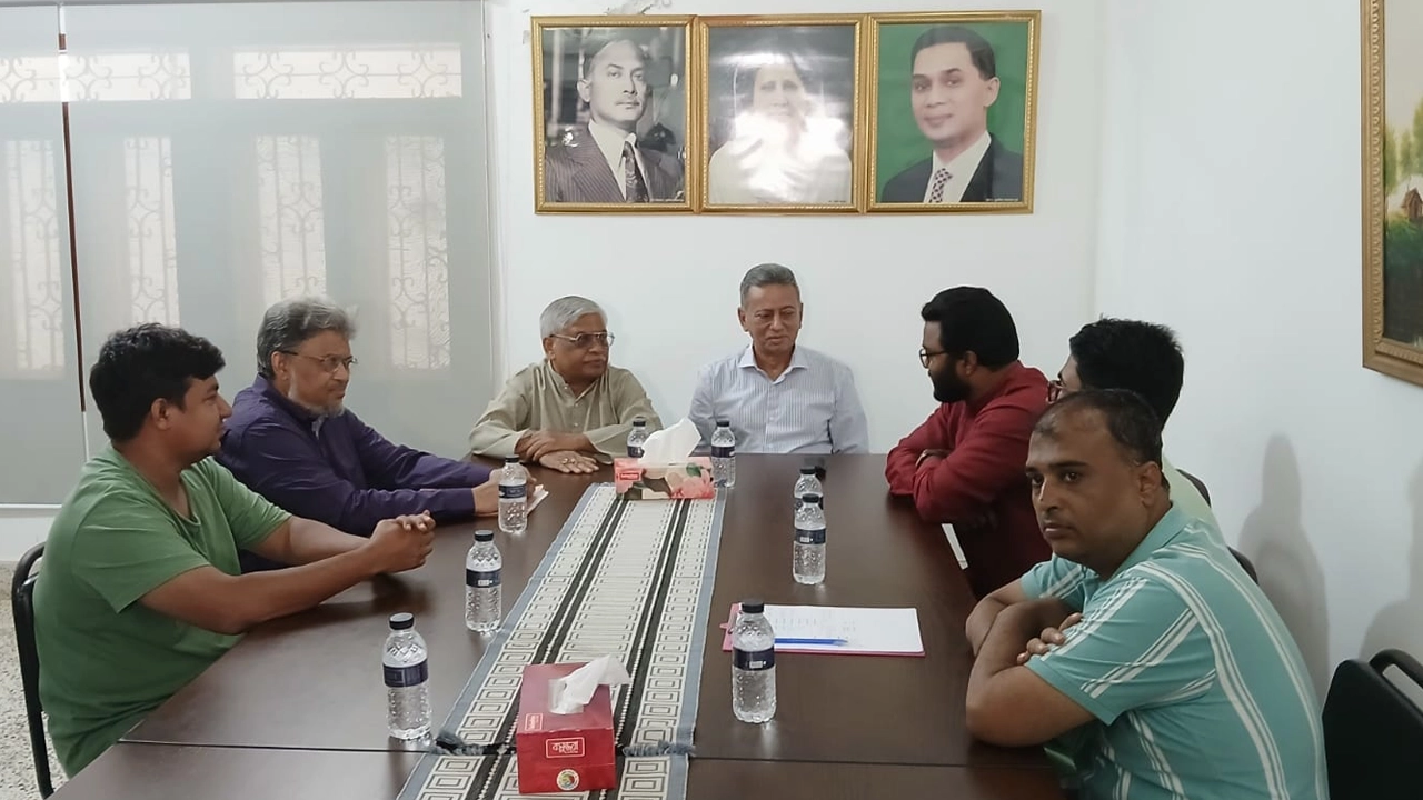 গণঅধিকার পরিষদের সঙ্গে বিএনপির লিয়াজোঁ কমিটির বৈঠক। ছবি : কালবেলা