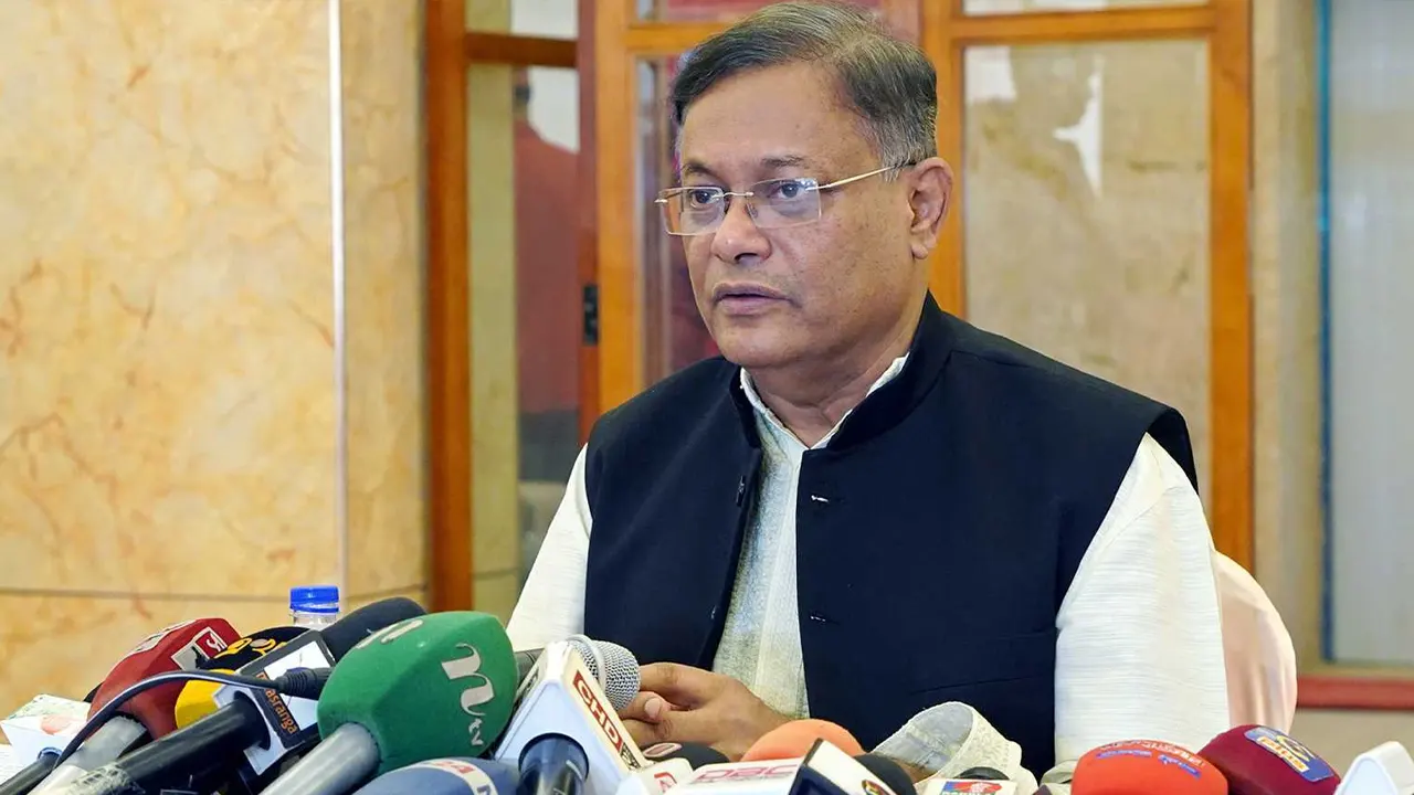পররাষ্ট্রমন্ত্রী ড. হাছান মাহমুদ। পুরোনো ছবি