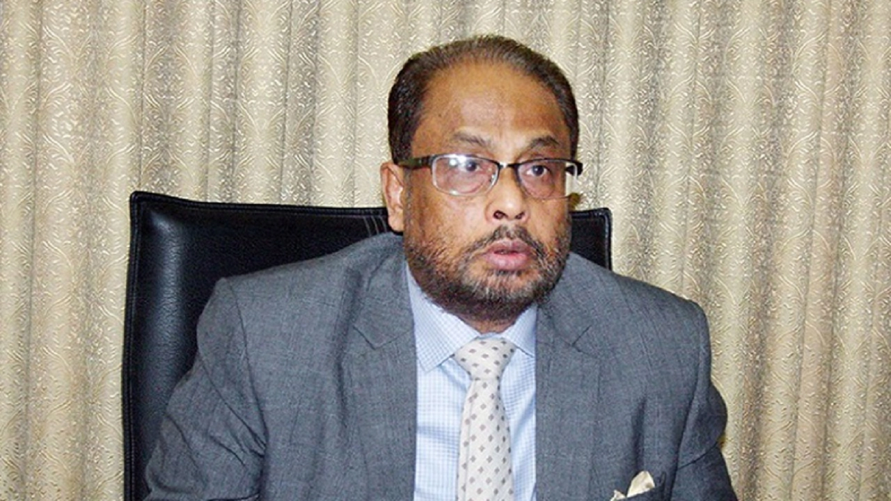 জাতীয় পার্টির চেয়ারম্যান জি এম কাদের।