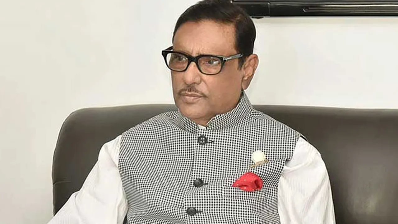 আওয়ামী লীগের সাধারণ সম্পাদক এবং সড়ক পরিবহন ও সেতুমন্ত্রী ওবায়দুল কাদের। পুরোনো ছবি