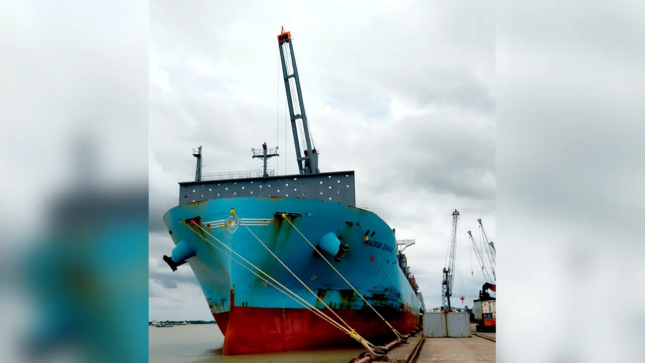 সিংগাপুরের পতাকাবাহী এমভি মার্কস ডাভাও জাহাজ। ছবি : কালবেলা