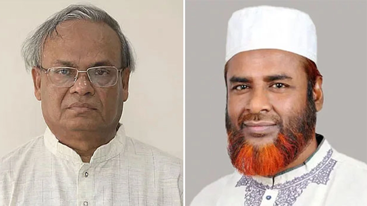 বিএনপির সিনিয়র যুগ্ম মহাসচিব রুহুল কবির রিজভী ও জামায়াতে ইসলামীর সেক্রেটারি জেনারেল মিয়া গোলাম পরওয়ার। ছবি : সংগৃহীত