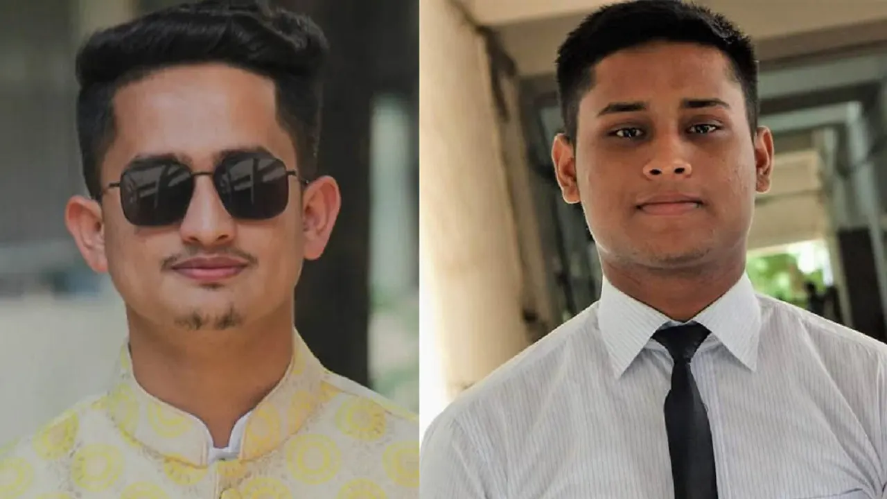 বাঁ থেকে সারজিস আলম ও হাসনাত আব্দুল্লাহ। ছবি : সংগৃহীত