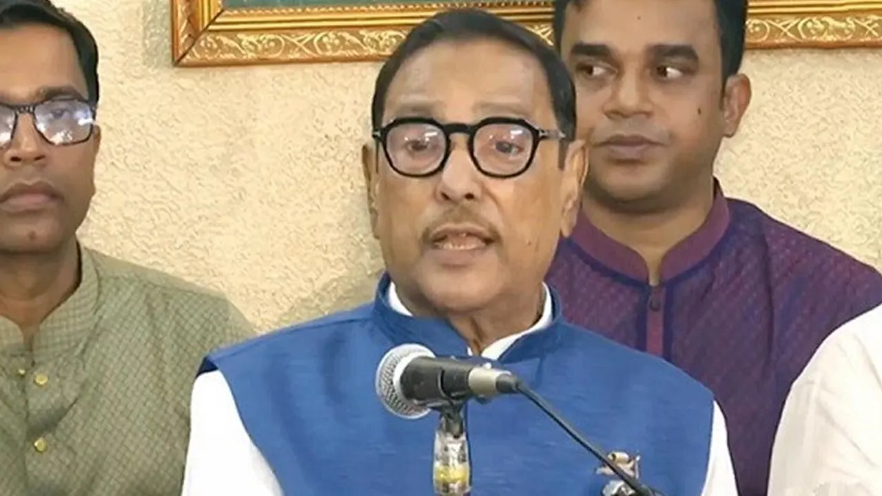 ওবায়দুল কাদের। পুরোনো ছবি