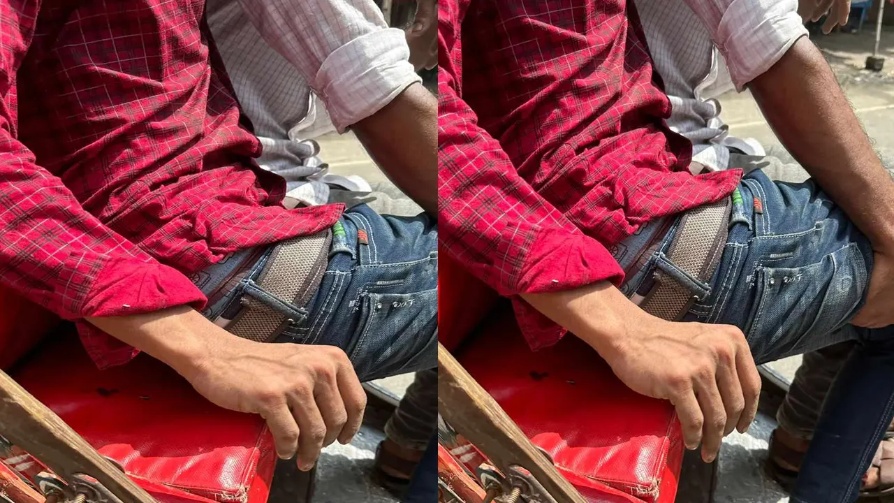 সংঘর্ষে আহত এক ব্যক্তিকে হাসপাতালে নেওয়া হচ্ছে। ছবি : কালবেলা