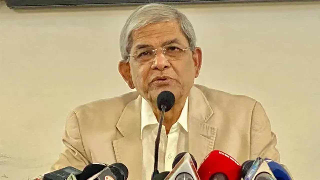 বিএনপি মহাসচিব মির্জা ফখরুল ইসলাম আলমগীর। পুরোনো ছবি