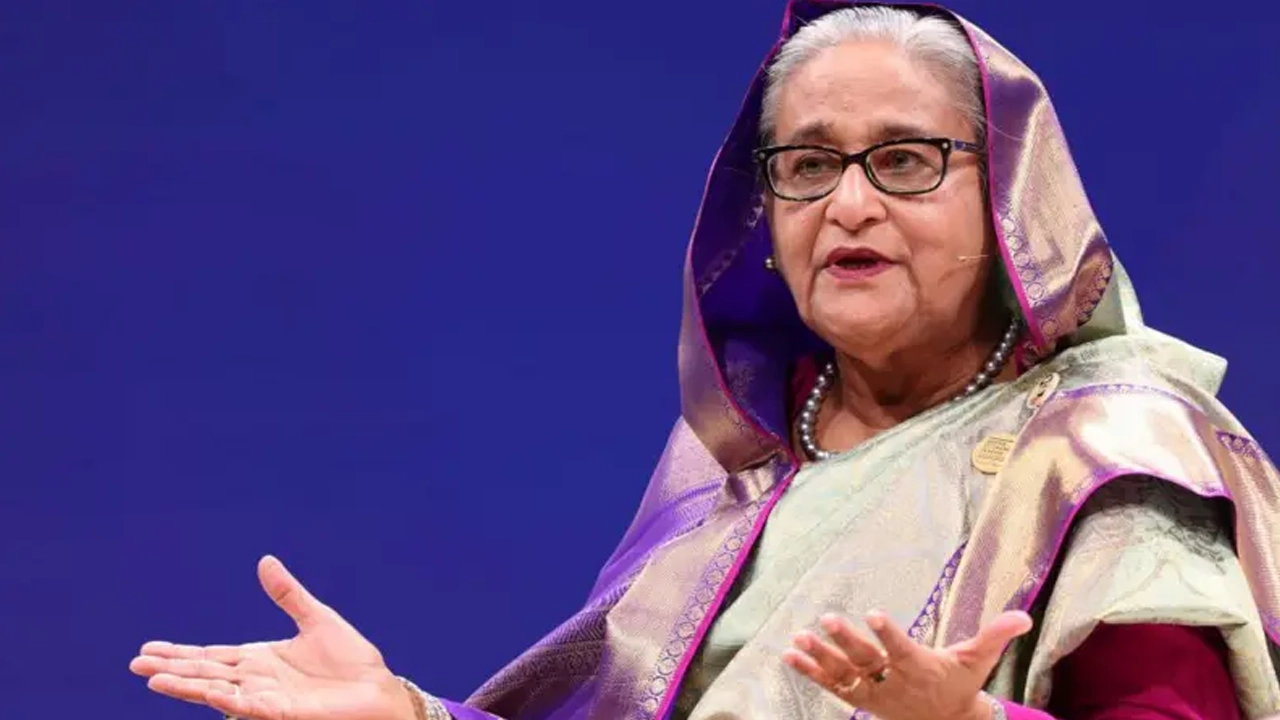 বাংলাদেশের সাবেক প্রধানমন্ত্রী শেখ হাসিনা। ছবি : সংগৃহীত