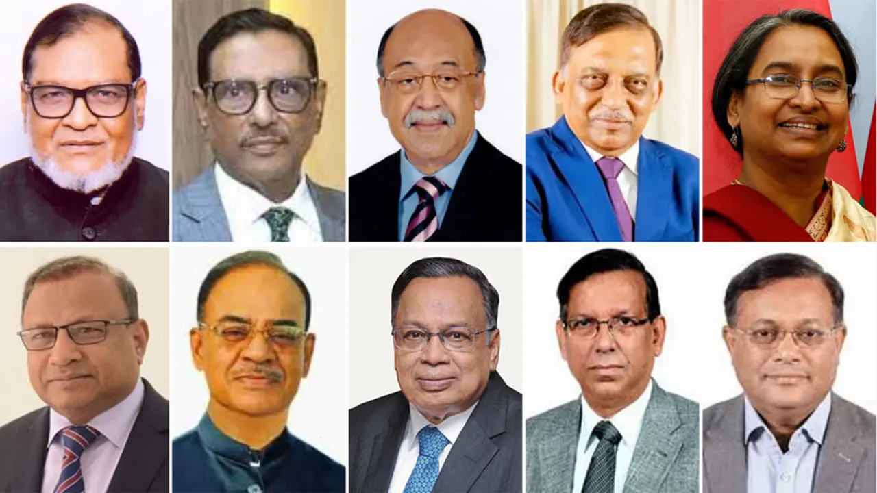 শেখ হাসিনা সরকারের মন্ত্রীরা। ছবি : সংগৃহীত