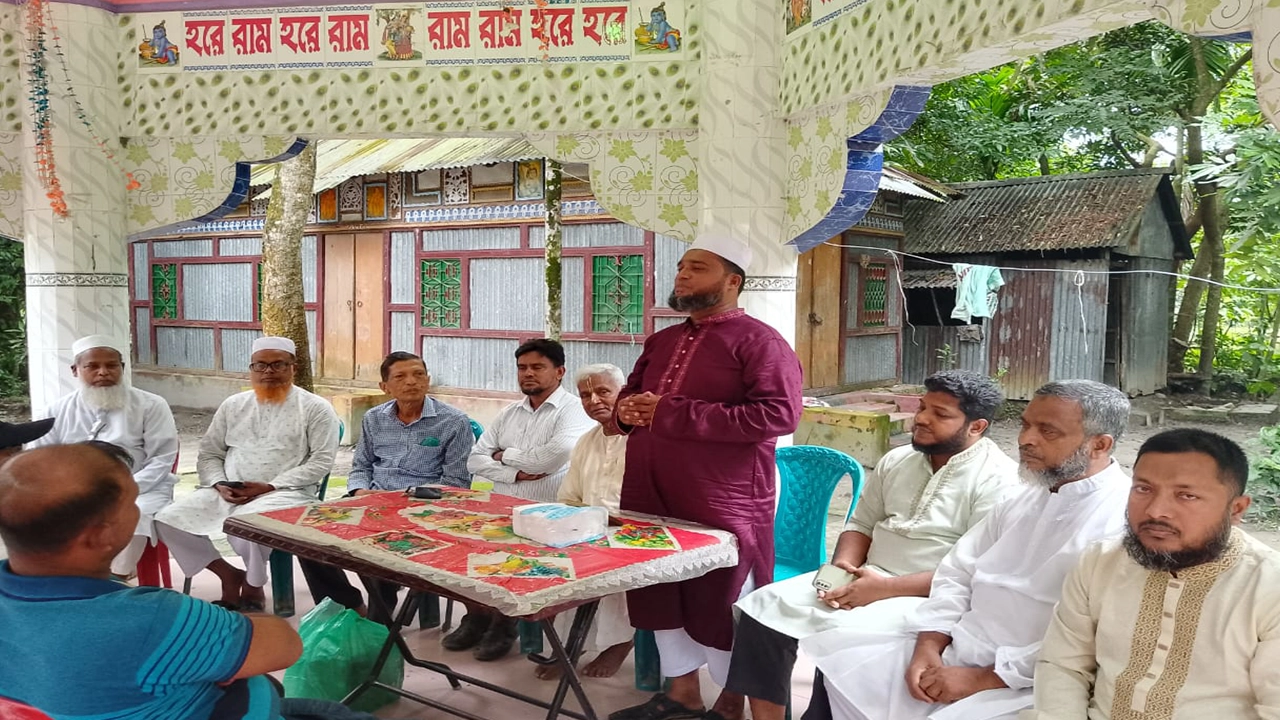 কুমিল্লার দেবিদ্বারে মতবিনিময় সভা। ছবি : কালবেলা