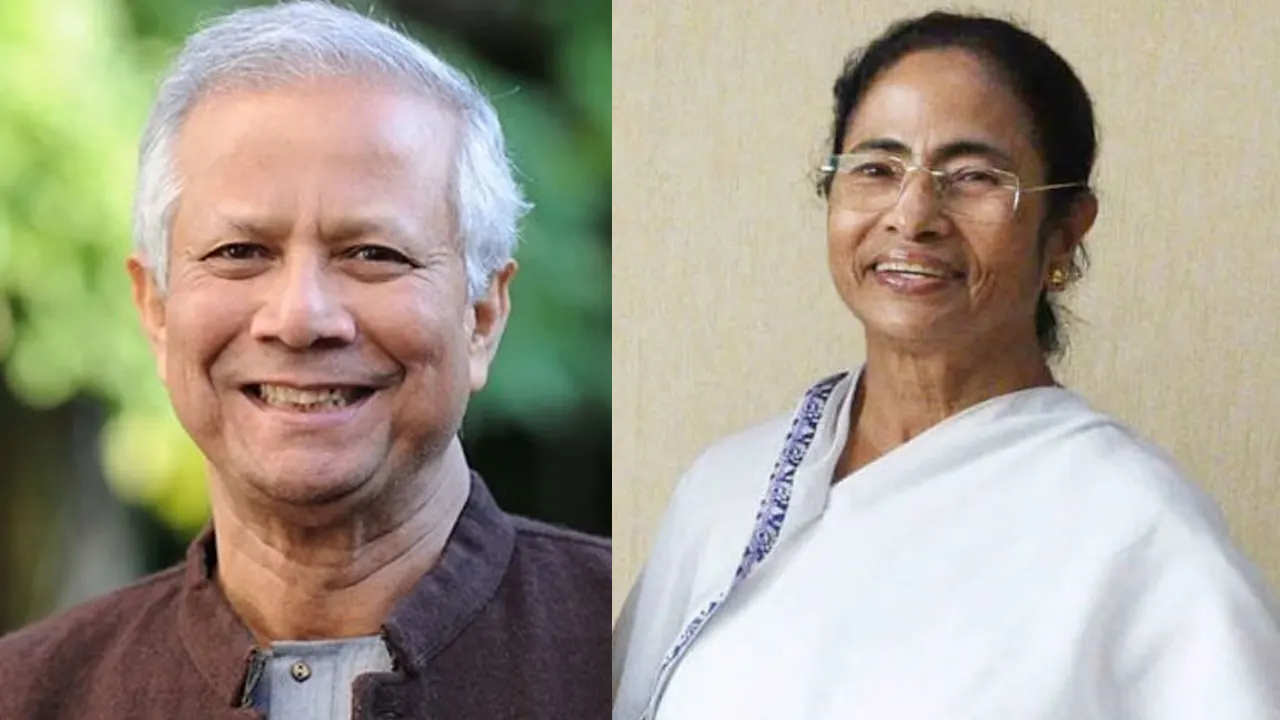 ড. মুহাম্মদ ইউনূস ও মমতা বন্দ্যোপাধ্যায়। ছবি : সংগৃহীত