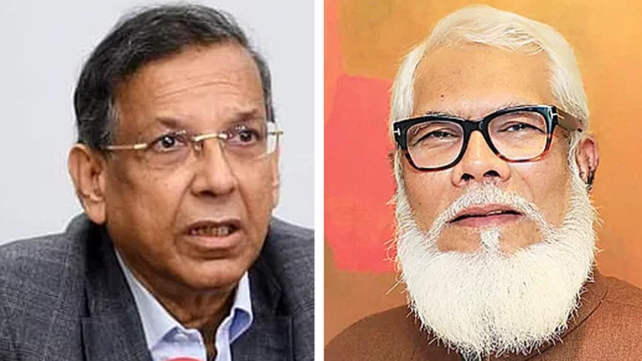 সাবেক আইনমন্ত্রী আনিসুল হক এবং সাবেক উপদেষ্টা সালমান এফ রহমান। ছবি : সংগৃহীত।